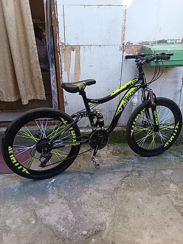 Velo Puma dağ velosipedi - Çərçivə: amortizatorlu (full-suspension)