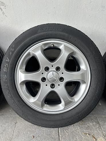 mercedes disklər: İşlənmiş Disk təkər Mercedes-Benz 225 / 55 / R 16, 5 Boltlu — 8