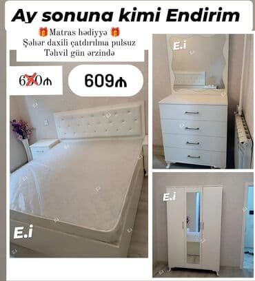 zavese sahara: *Yataq dəsti "Yeni " 609AZN 💥* ✔️Rəng seçimi var ✔️ *Şəhər daxili — 3