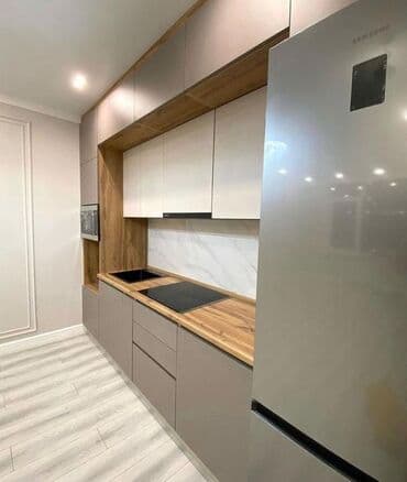 xaş sifarişi: Sifarişlə mətbəx dəsti, Özü çəkən petlələr, MDF, Kredit yoxdur, Pulsuz çatdırılma — 3