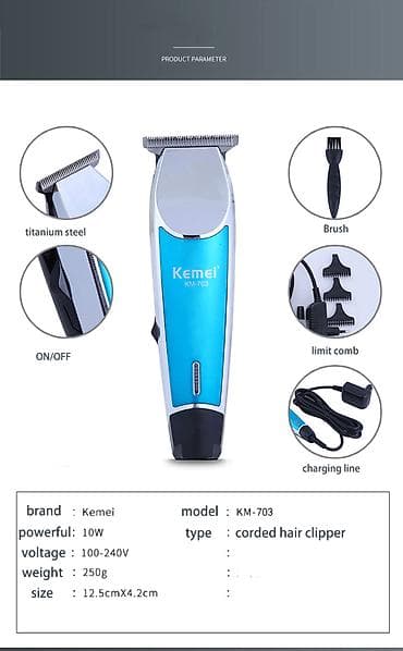 Kemei 703 Təsviri: Kişilər üçün Profissional Üz kant üçün bir başa — 2
