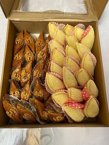 badam: Milli şirniyyat dəsti – paxlava və şəkərbura - Tərkib və hazırlanma — 2