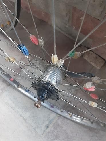 Ovçuluq və balıqçılıq: Salam 26lıq disk təkərdir. Alman velosipedinin üzərindən çıxarılıb — 4