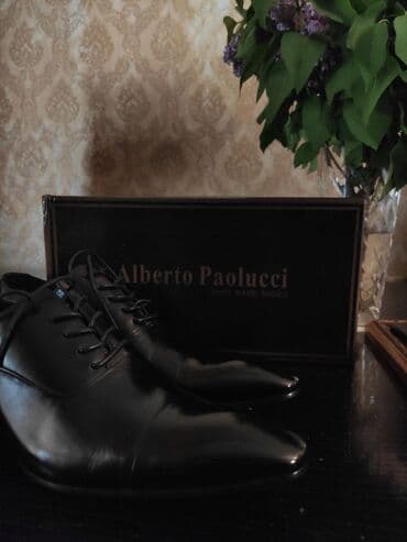 zamuş ayaqqabılar: Alberto Paolucci. İtaliya, əl işi. Təmiz dəri. Təzə, geyinilməyib — 6