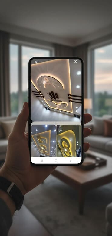 sade alçıpan fiqurlari: Gipsokarton asma tavan dizayn və montaj xidməti - Müasir dizaynlar — 1