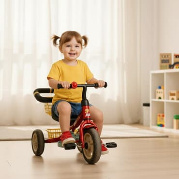 velosiped start: Üç təkərli baqajlı uşaq velosipedi yaxşı işlək vəziyyətdədir təcili — 1