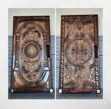 Nərdlər: Nərd Nerd Nərd Nerd taxta Qoz agacindan hazirlanmis əl isi olan — 7