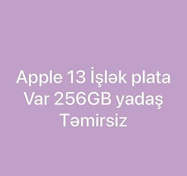 telefon zapchast: Apple iPhone 13 işlək plata (anakart) – 256 GB yaddaş Təmirsiz — 1