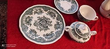 cay desmallari: Çay dəsti, rəng - Yaşıl, Farfor, Villeroy & Boch, 12 nəfərlik, Almaniya — 4