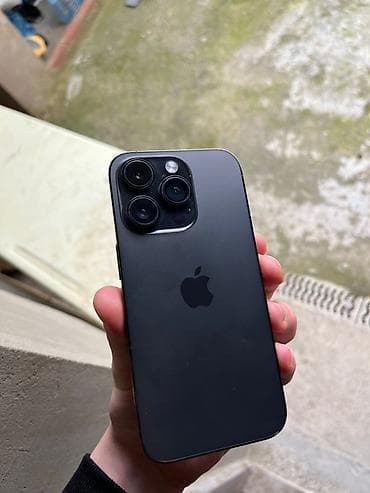 iphone 11 çekilişi: IPhone 14 Pro, 256 GB, Qara, Zəmanət, Face ID — 1