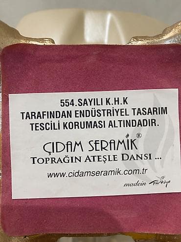 nerj qab: Çıdam Seramik dekorativ qab dəsti - Brend: Çıdam Seramik — 3