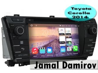 ford fusion manitor: Toyota corolla 2014 üçün dvd-monitor, dvd-монитор для toyota corolla — 1