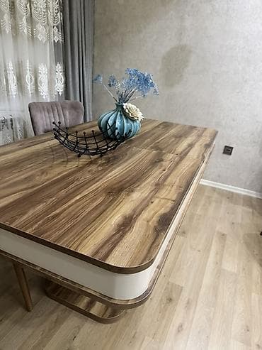 parca stul: Qonaq masası, Açılmayan, Taxta, Dördbucaq masa — 2