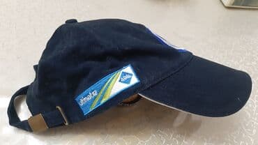 kişilər ucun dəri papaqlar və kepkalar: Volkswagen emblemli beysbolka. Materialı: pambıq. Rəngi: tünd göy. Əla — 3