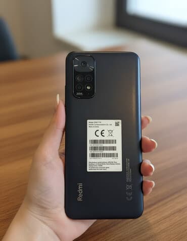 kamera çəkən: Redmi 11, 128 GB, rəng - Qara, Barmaq izi — 3