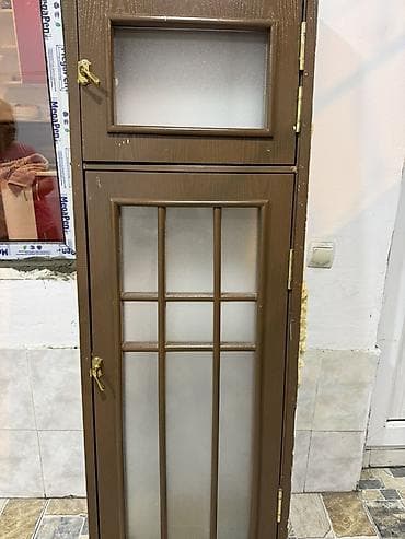 Строительные леса: Taxta pəncərə dəsti - Material: PVC profil, taxta teksturası effekti — 1