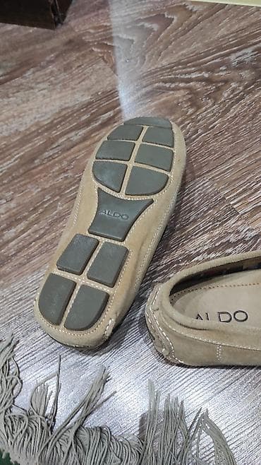 makasin ayaqqabı: Aldo kişi mokasinləri - Model: slip-on mokasin - Rəng: açıq bej (qum — 4