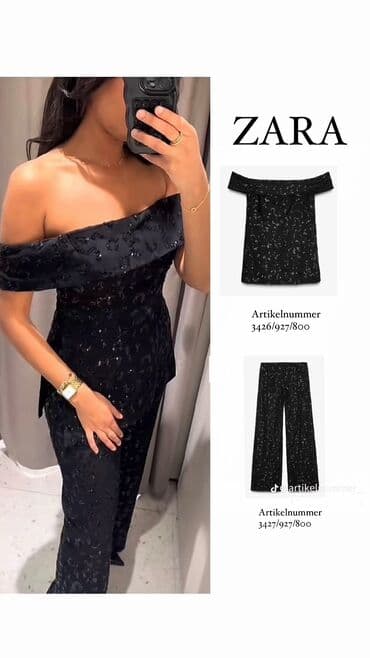 Şalvar, Zara, S, rəng - Qara