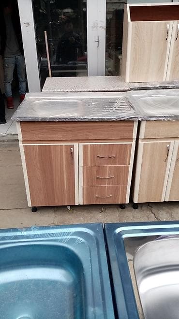 paslanmaz cən: Metbex canaq. Mebel. Mətbəx mebeli. 80x50 ölcudur. Canaqla ve ayrida — 1