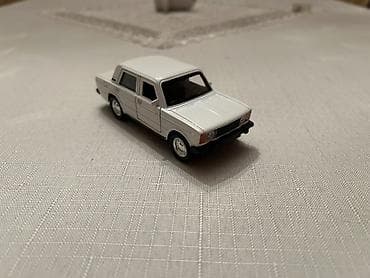 Model avtomobil – klassik “Jiguli” (VAZ 2107) miniatürü - Rəng: ağ - — 7