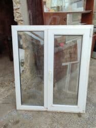 защелка для москитной сетки: Plastik pəncərə blokları - Material: PVC profil, ağ rəng - Şüşə — 2