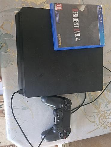 PS4 Slim oyun konsolu paketi - Model: PlayStation 4 Slim (qara rəng)
