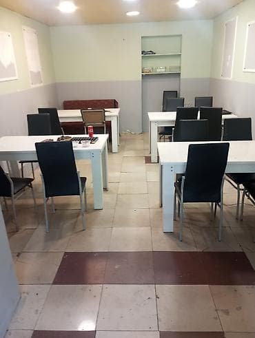 dərs stul: Ofis/oxu zalı üçün masa və stul dəsti - Ağ rəngli düzbucaqlı masalar — 1