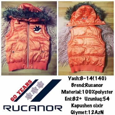 inci baxşəlili 5 6 7 8: Yash:8-14(140) Brend:Rucanor Material:100%polyster Eni:82+ Uzunluq:54 — 1