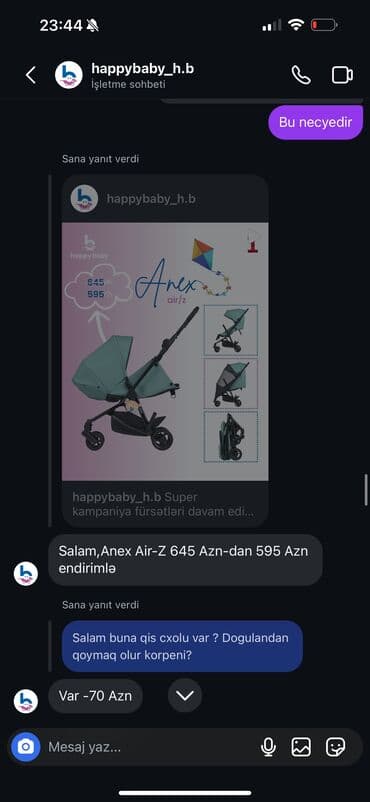 uşaq karşok: Klassik gəzinti arabası, Anex, İşlənmiş, Cins: Oğlan, Ödənişli çatdırılma — 3