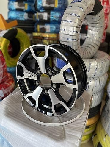 qazel tekerleri: Yüngül lehimli disk – 5 boltlu, ikirəng dizayn - Material: yüngül — 2