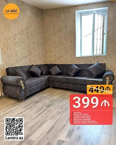 kunc divanlari: Künc divan, Açılan, Bazalı, Şəhərdaxili pulsuz çatdırılma — 1