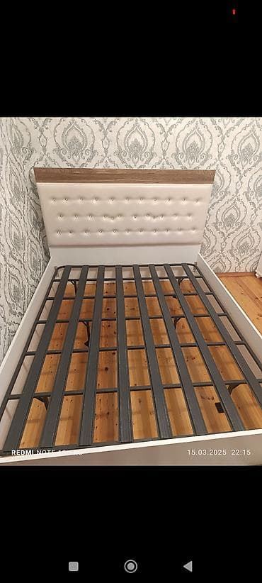 yatak matrası: İki nəfərlik yataq çərçivəsi və döşək - Ölçü: standart iki nəfərlik — 1