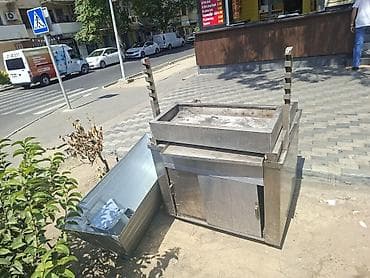 Paslanmayan poladdan hazırlanmış peşəkar şiş kabab/şamıyaxan mangal — 4