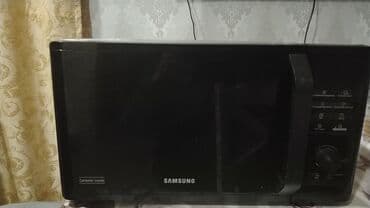 sederek ticaret merkezi qaz sobaları: Mikrodalğalı soba Samsung, Ayrıca dayanan, Qril ilə, rəng - Qara — 1