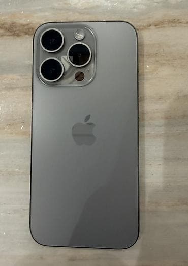iphon 10: IPhone 15 Pro, 128 GB, Gümüşü, Face ID — 8