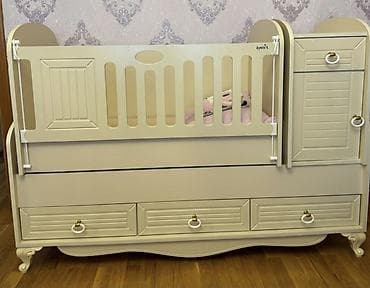 intex matras: Uşaq beşiyi – çoxfunksiyalı, klassik dizayn - Rəng: krem/ivori - — 1