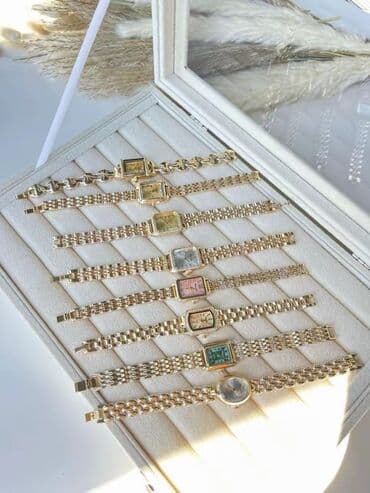 gumus kisi uzukleri: Qol saatı, Cartier, rəng - Qızılı — 5