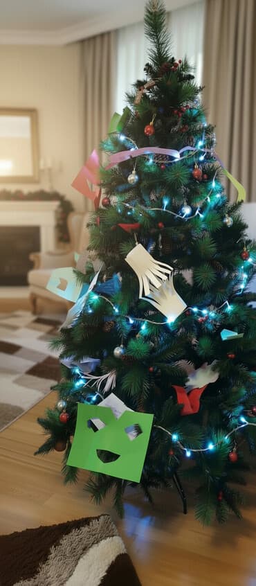 projektor zvezdano nebo: Oyunçagları ilə və işiglı lampıçkalari ilə
Uzunlugu 1.80 — 1