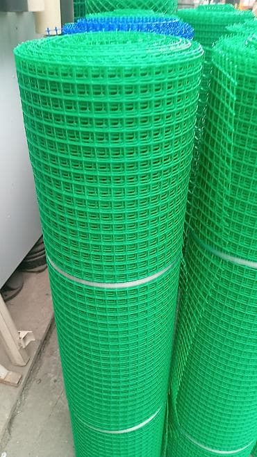 qapi setkasi: PVC örtüklü məftil tor (yaşıl), rulon şəklində - Material: sinklənmiş — 1