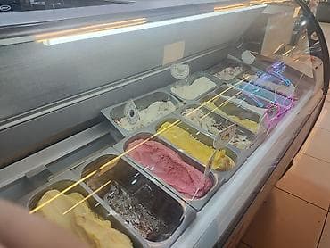 Gelato vitrini və dondurma çeşidləri - İtalyan üslubunda gelato at lalafo.az Gelato vitrini və dondurma çeşidləri - İtalyan üslubunda gelato