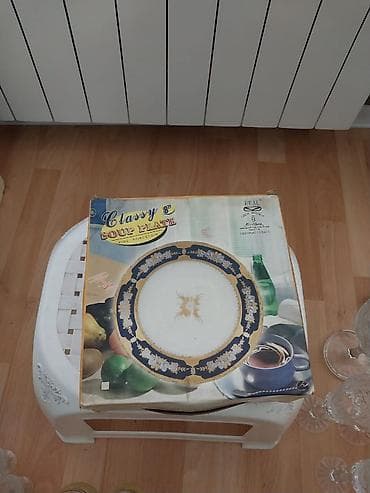 xurcun unvan: Nahar dəsti, rəng - Göy, Kobalt, 6 nəfərlik, Çexiya — 5