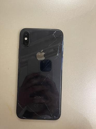 honor x: IPhone X, Space Gray, Qırıq — 1