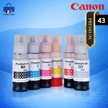 Canon GI-43 Premium Ink – doldurulan mürəkkəb şüşələri dəsti -