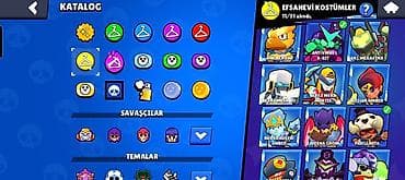 Brawl Stars hesabı – yüksək səviyyəli profil - Kupa yolu: 70,093 - — 4