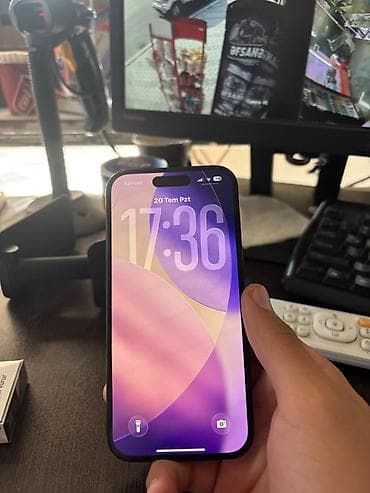 15 pro 512: IPhone 15, 128 GB, Qara, Face ID — 2