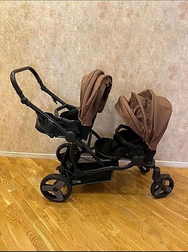 Коляски: Коляска для двойни, Б/у, Возраст: 30 месяцев, Платная доставка, Самовывоз — 2