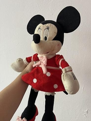 dəmir oyuncaq: Yumşaq oyuncaqlar - Qırmızı ürək formalı yumşaq oyuncaq - Minnie — 3