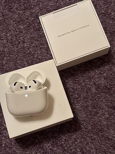 airpods tap az: İşlənmiş Simsiz (Bluetooth) Qulaqcıqlar, Apple, rəng - Ağ — 7