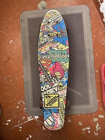 Plastik penny skeytbord – kompakt kruyzer tipli. Xüsusiyyətlər: -