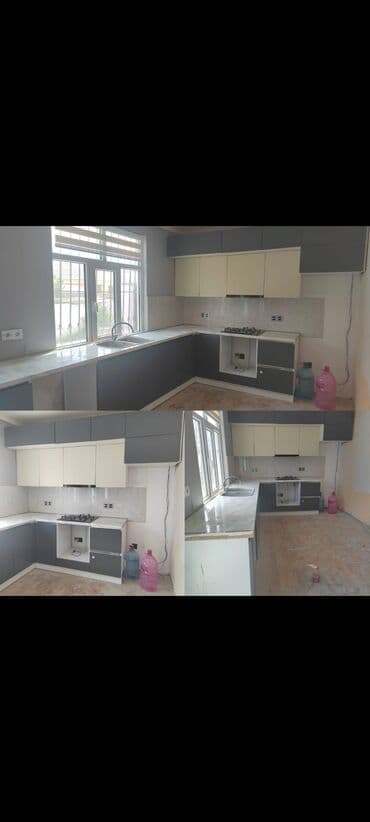 Metbex mebeli 350azn. Masa 3,5 m + 1,5m Derinlik 50 sm Shkaflar 2,8 m